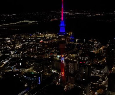 Superman Sky Tower Auckland SpciyPulp